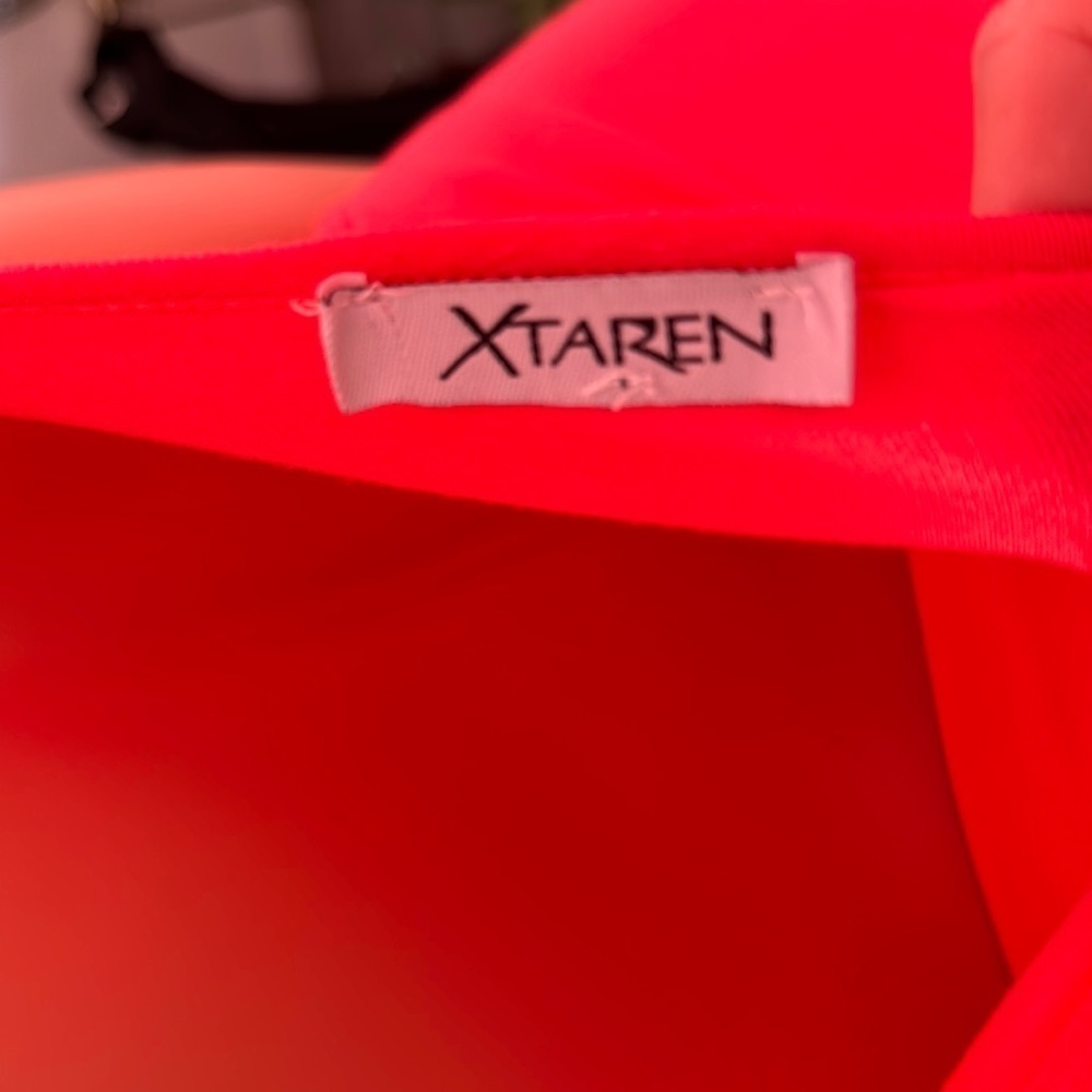 XTAREN CUT OUT SIDE DRESS stitched outside look like pants jumpsuit Size Small - Picture 13 of 15